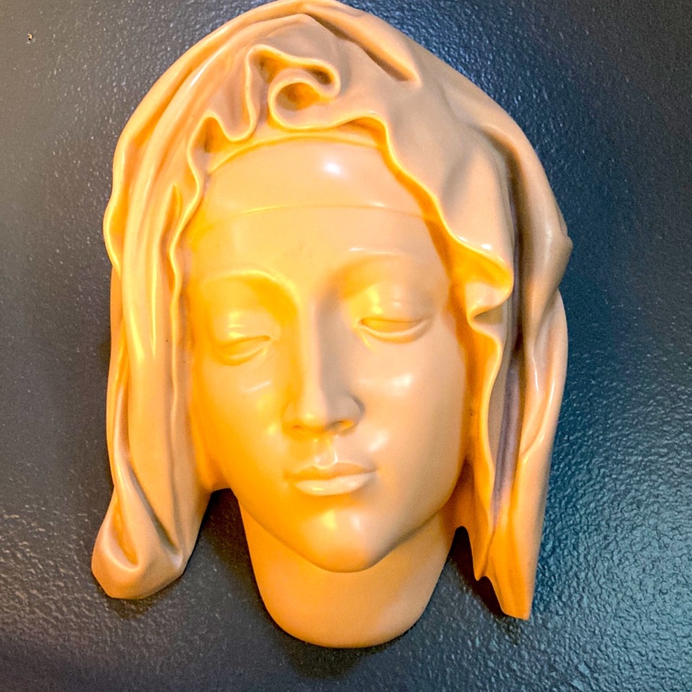 Michelangelo Pieta Head Of Virgin Mary 1982